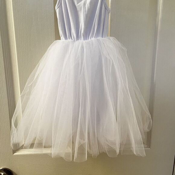 Dudu Cream White Tulle Tank Dress Ballerina Girls Size 18-24 Months NWT - Picture 9 of 9